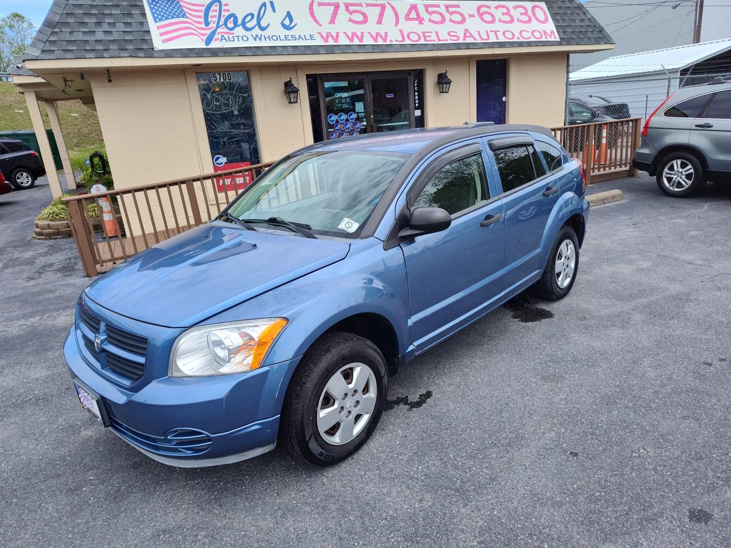 2007 Blue Dodge Caliber (1B3HB28C17D) , located at 5700 Curlew Drive, Norfolk, VA, 23502, (757) 455-6330, 36.841885, -76.209412 - Photo#0